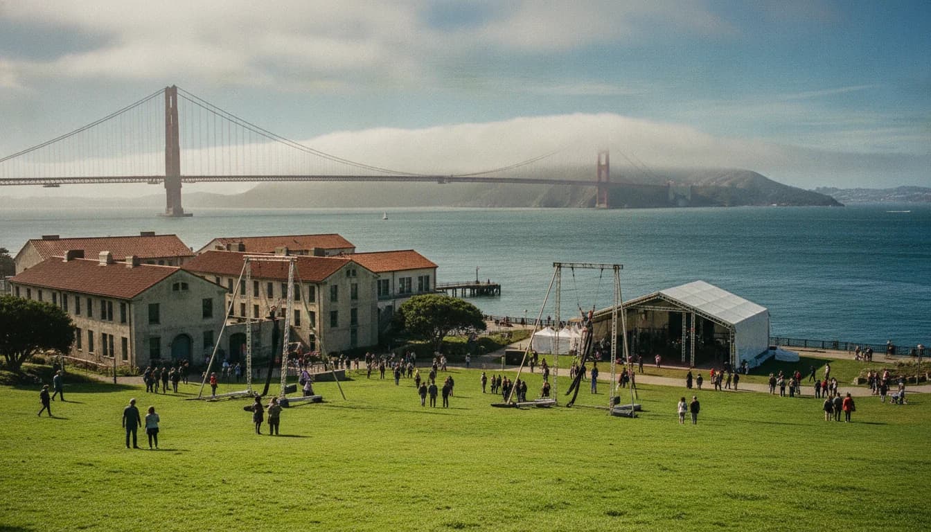 Fort Mason Center Aerial Arts Festival Returns in SF