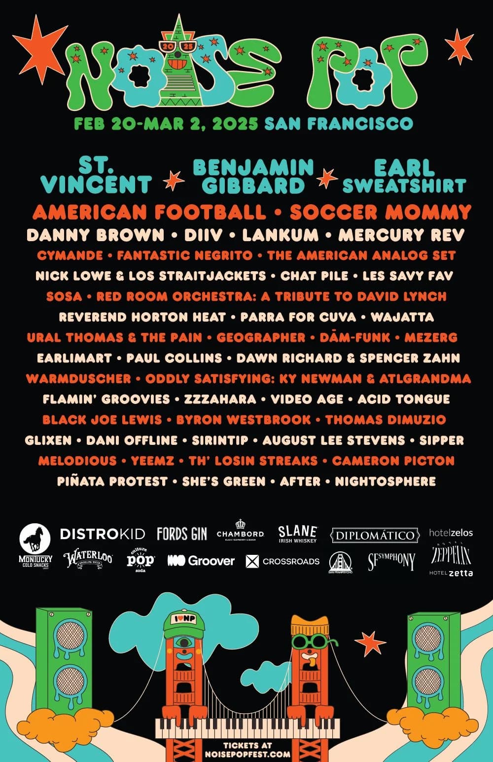 Noise Pop Festival 2026 San Francisco Expands to 11 Days