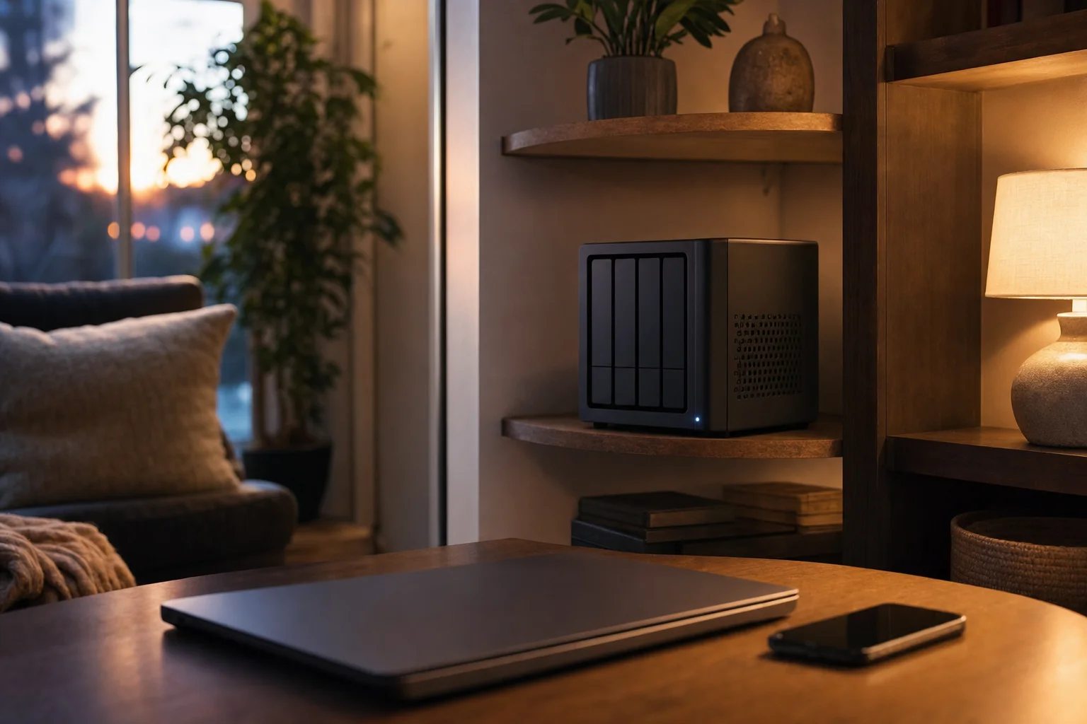What Actually Changes When the Family's Files Live on One Machine at Home