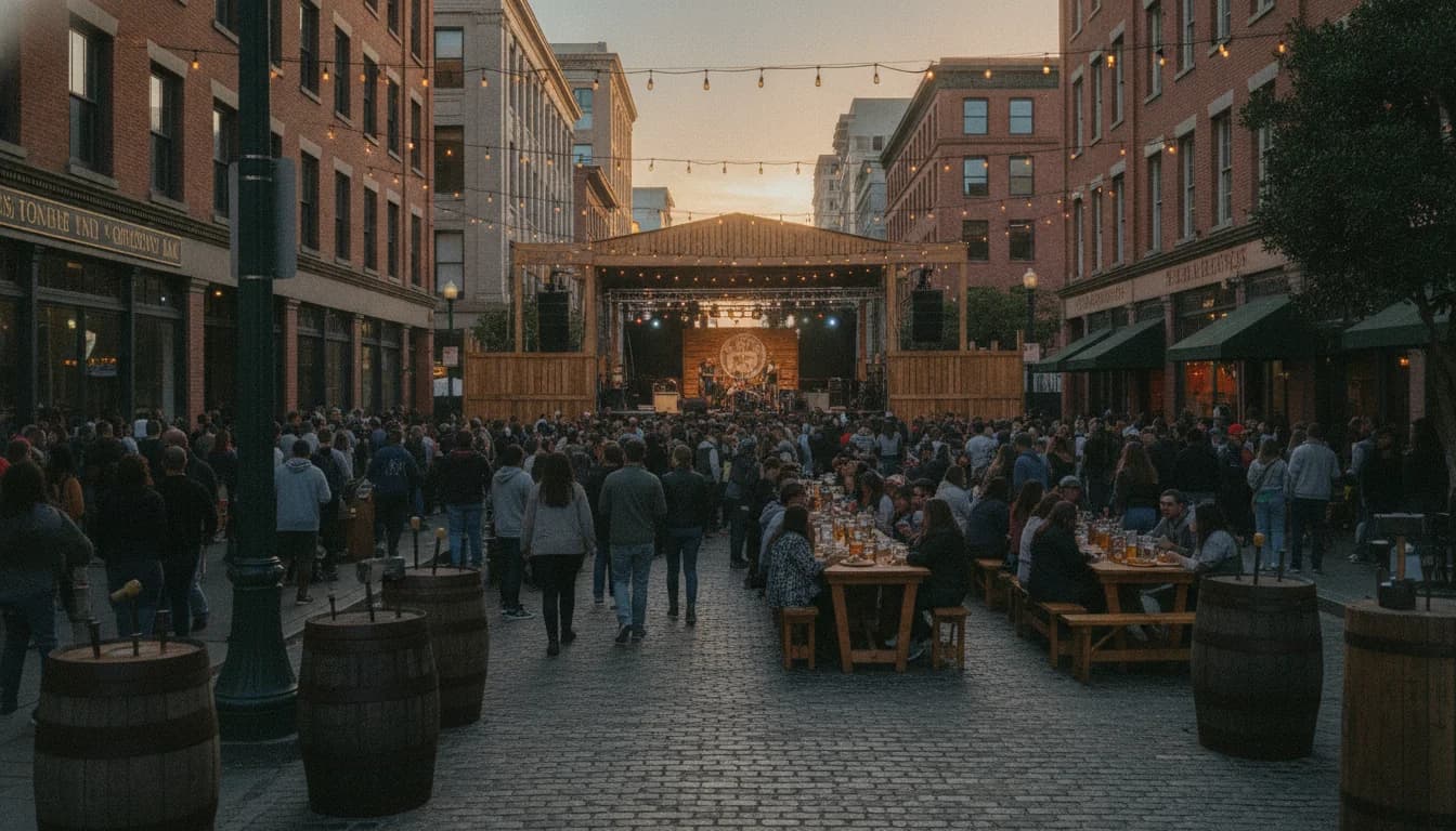 San Francisco Oktoberfest on Front Street Draws Thousands