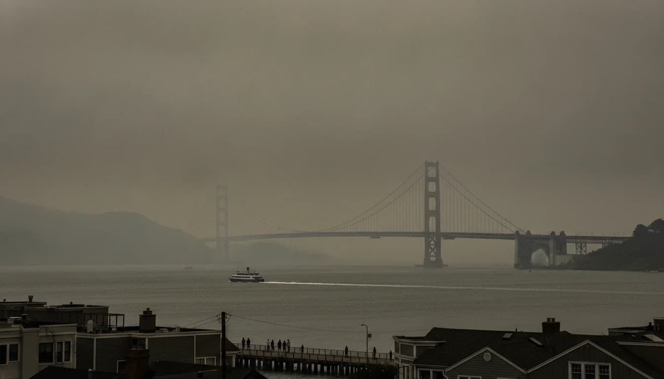 Smoke from Angel Island Burn Affects Bay Area Communities